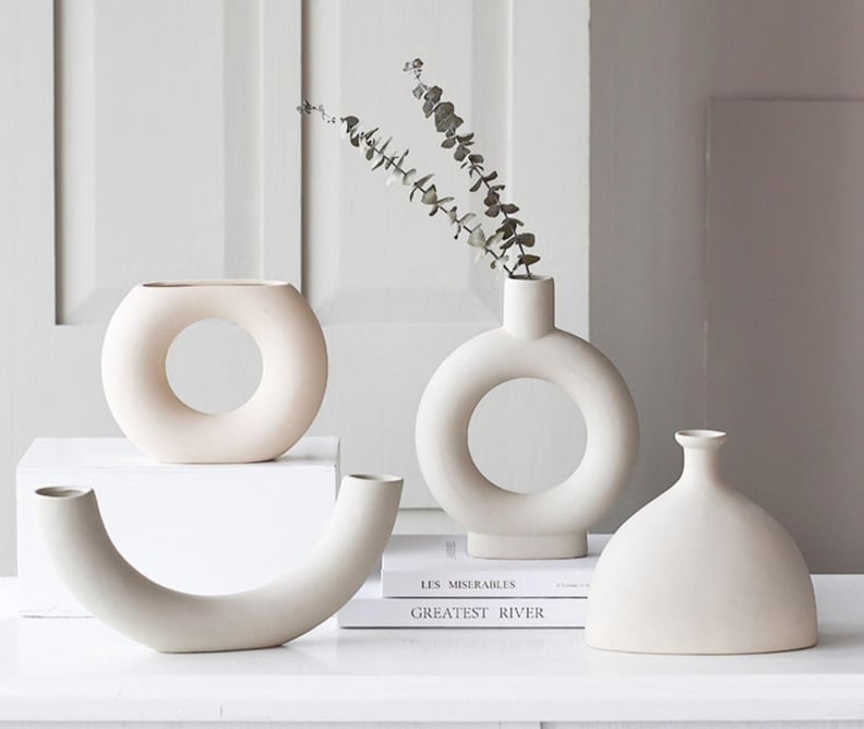 Minimalist Bisque Ceramic Vases