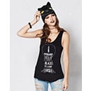 Black Flame Tank Top