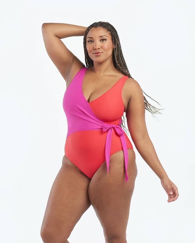 Recent Work With @curvyswimwear 👙 This gorgeous swimsuit launched today,  I'm wearing a size 16. Curvy Swimwear has a fabulous size