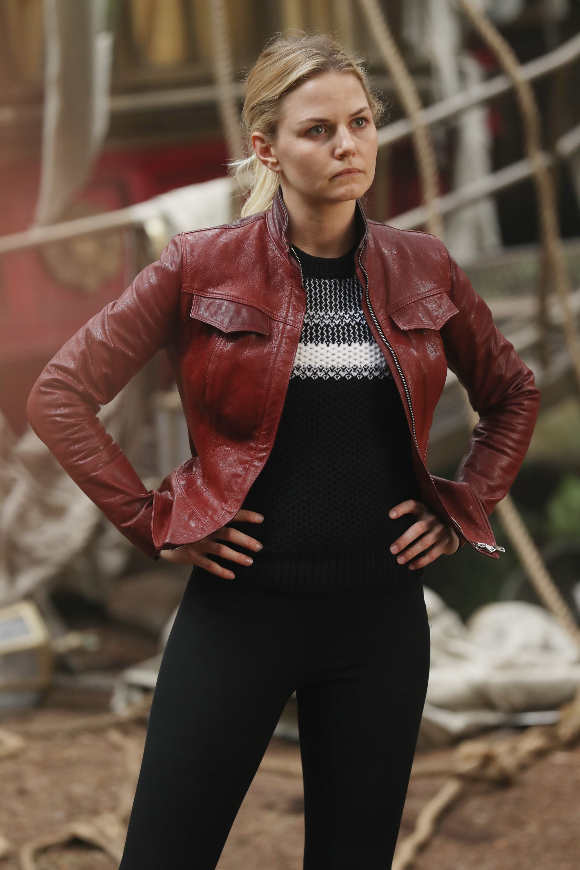 Once upon a time clearance emma red leather jacket