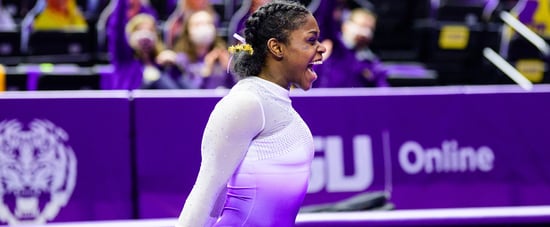 Kiya Johnson Perfect 10 Floor Routine LSU