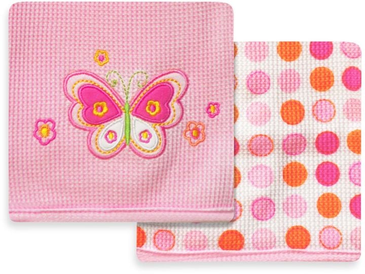 Butterfly Thermal Receiving Blankets Butterfly Decor for a Kid's Room