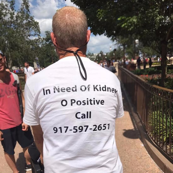 Dad Wears Shirt Asking For a Kidney to Disney World
