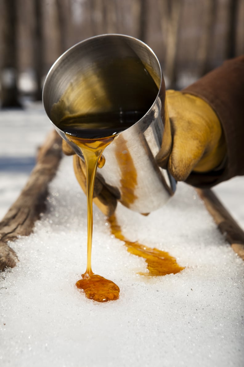 New Hampshire: Maple Syrup on Snow