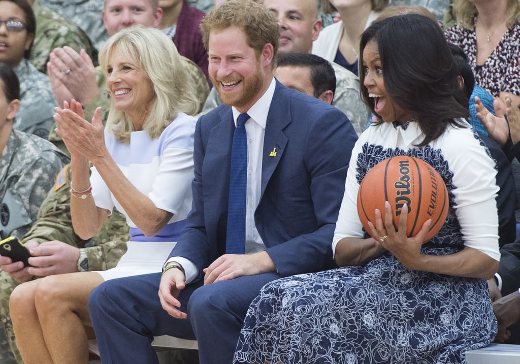 Prince Harry and Michelle Obama at Invictus Games Event 2015