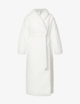 Skims Duvet Tie-Belt Cotton Robe