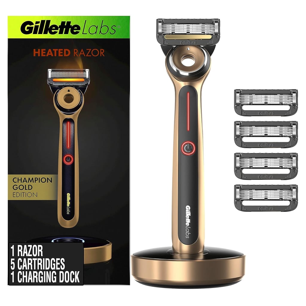 Gillette Labs Heated Razor ($180)
If the world's first heated razor sounds like something dad would love, he's in good company. It heats up in under a second and delivers the feel of a hot towel shave right at home.