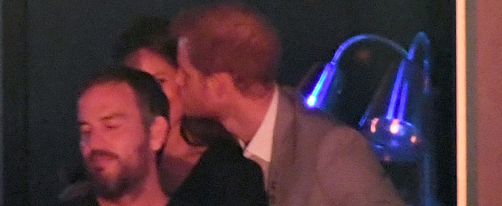 Prince Harry Plants a Sweet Kiss on Meghan Markle