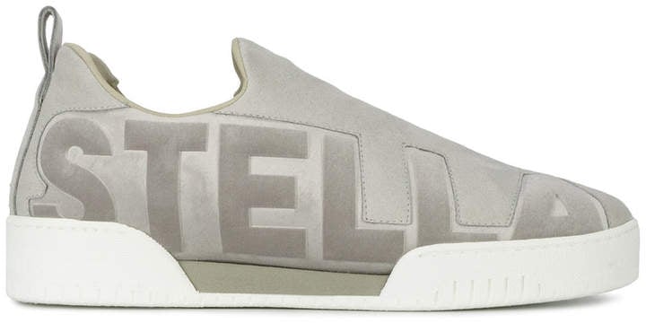 Stella McCartney Logo Embossed Slip on Sneakers