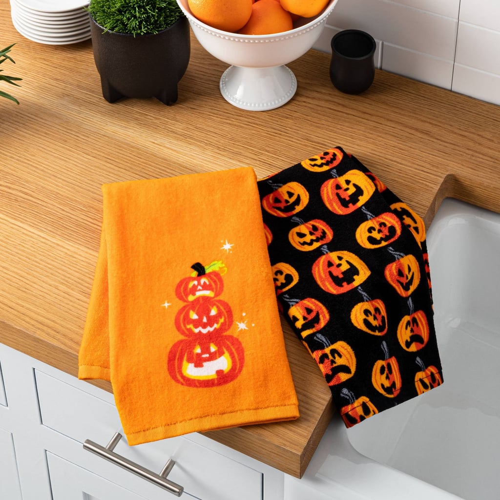 Dry in Style: Hyde & EEK!  Pumpkin Halloween Terry Kitchen Towels