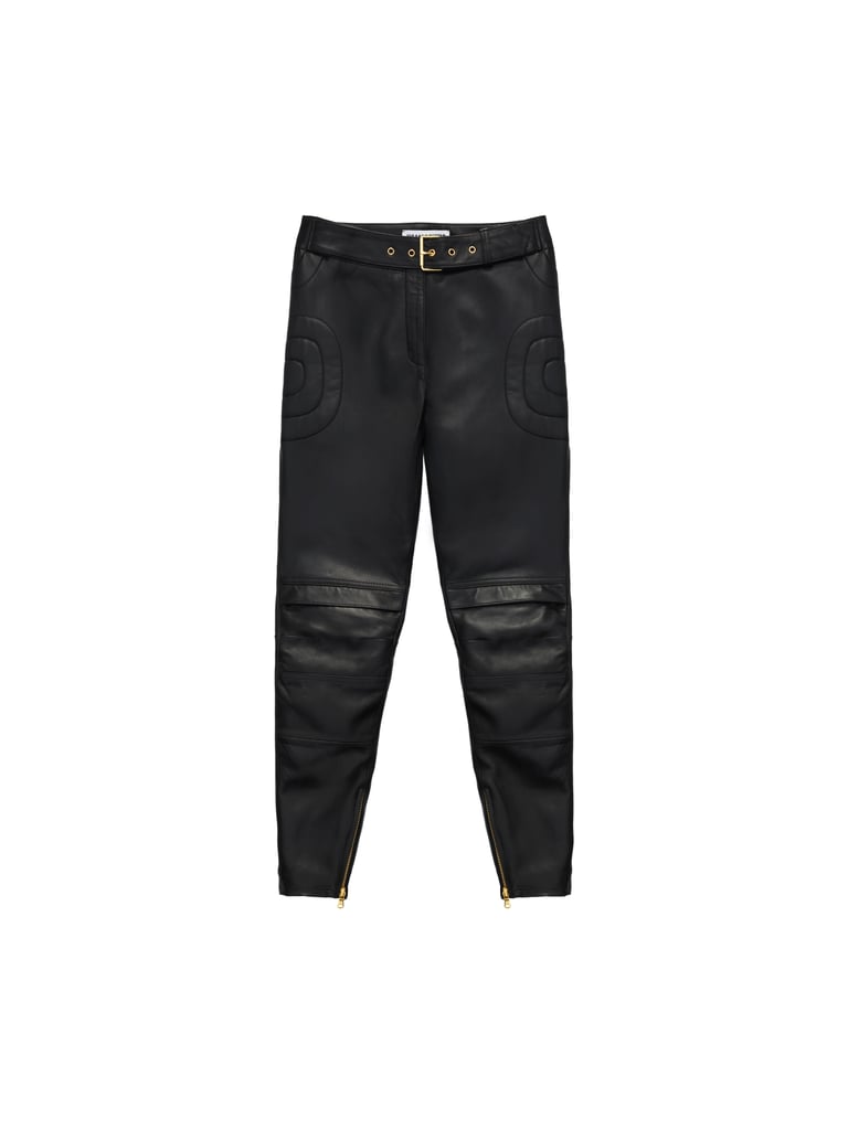 Ankle-Length Leather Pants