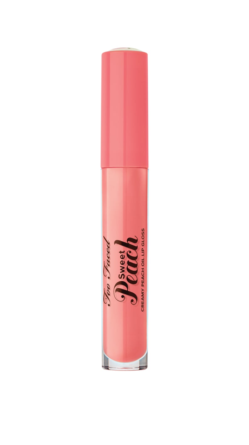 Too Faced Sweet Peach Creamy Lip Oil in Pure Peach