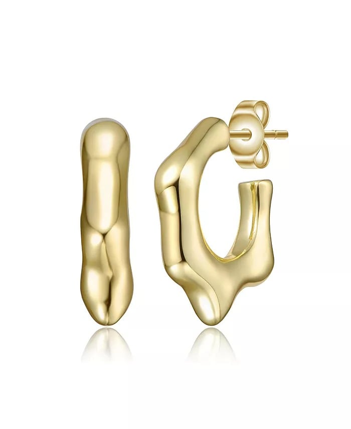Rachel Glauber Dripping Hoop Earrings