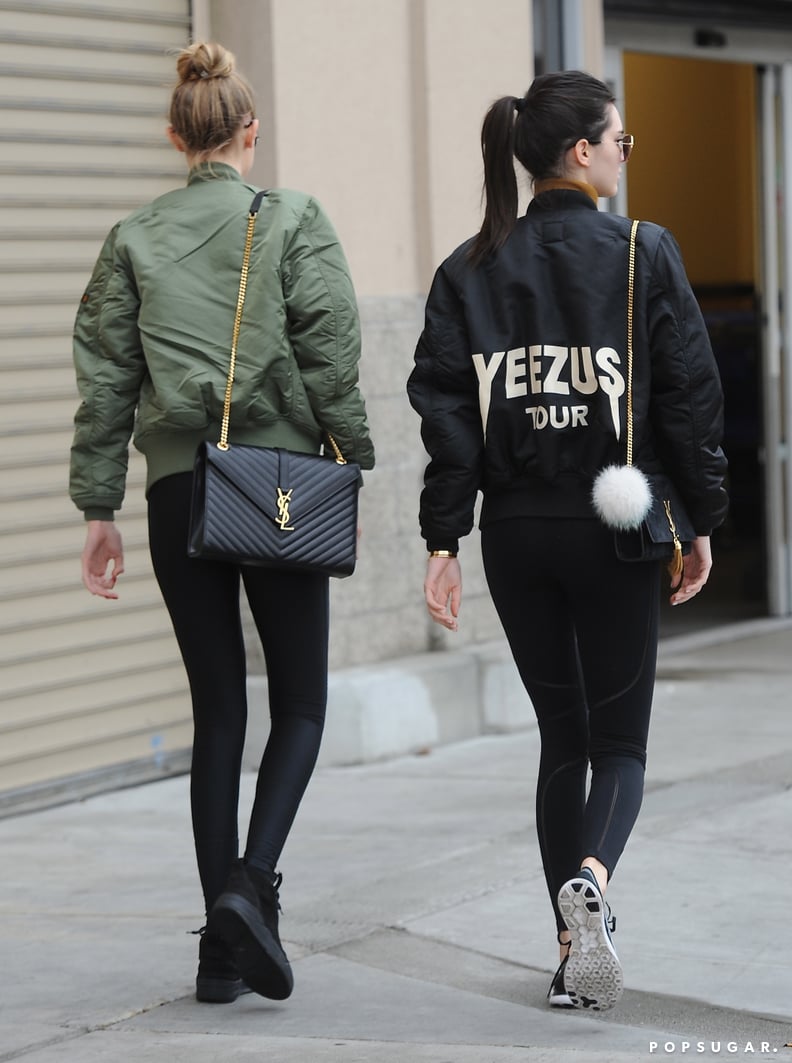 Kendall Jenner and Gigi Hadid Wearing Matching Jackets