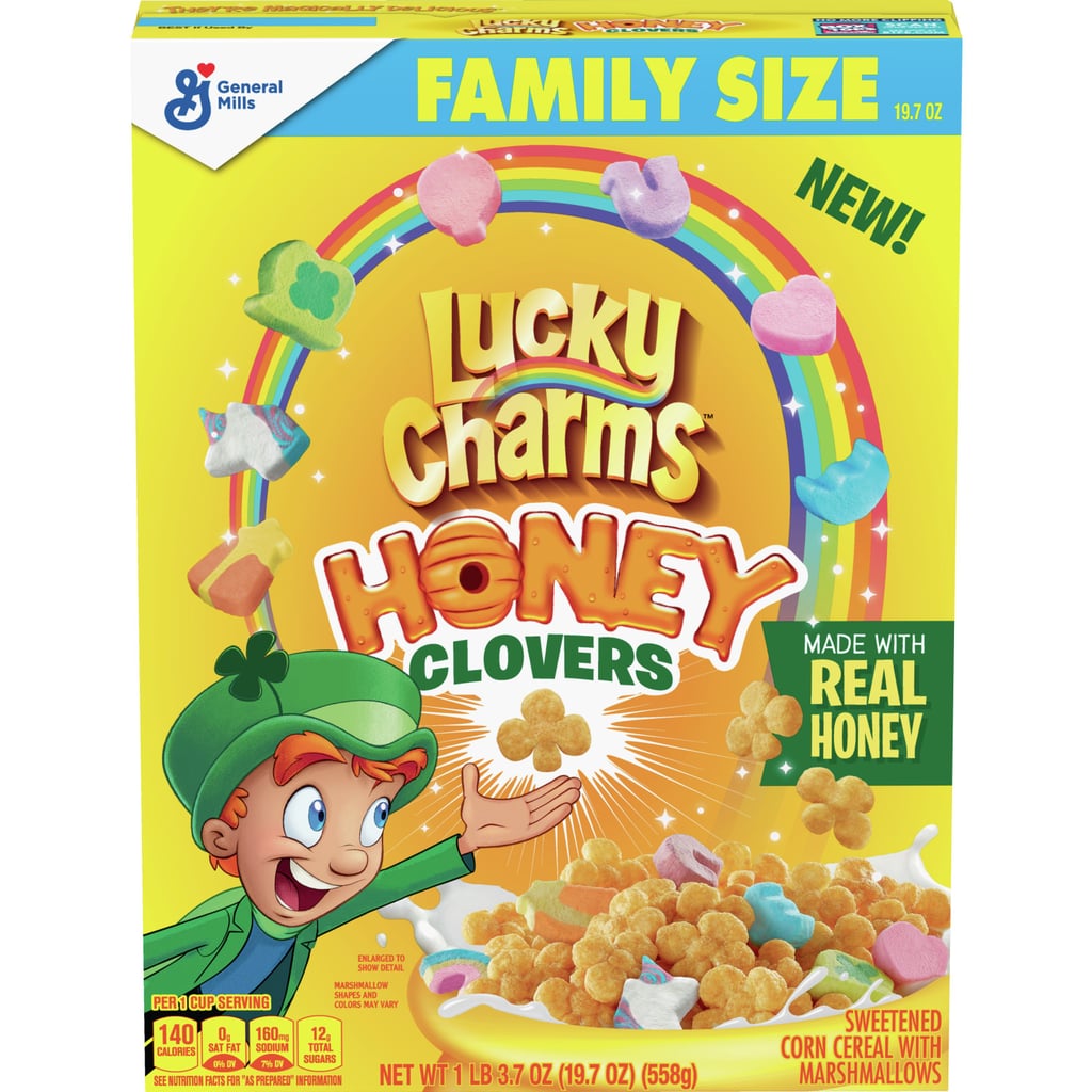 General Mills Lucky Charms Breakfast Cereal With Honey Clovers, 19.7-ounce