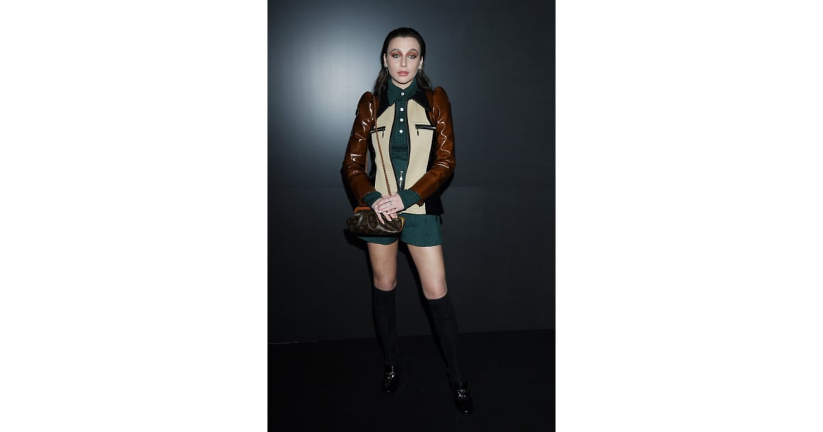 Emma Chamberlain at the Louis Vuitton Fall 2020 Show, Your Guide to What  A-List Celebrities Are Wearing to 2020's Fall Fashion Week