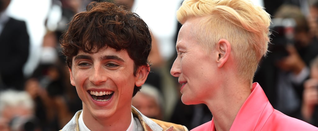 I'm Still Giggling Over the Sneaky Prank Tilda Swinton Pulled on Timothée Chalamet at Cannes