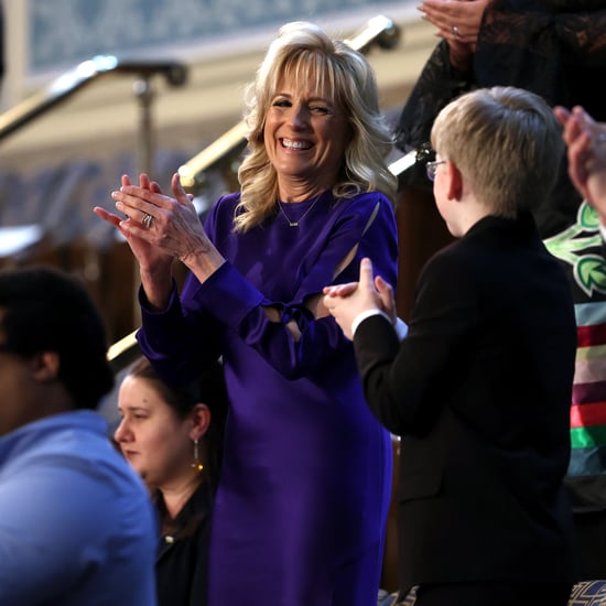 Jill Biden's Blue LaPointe Dress at the State of the Union
