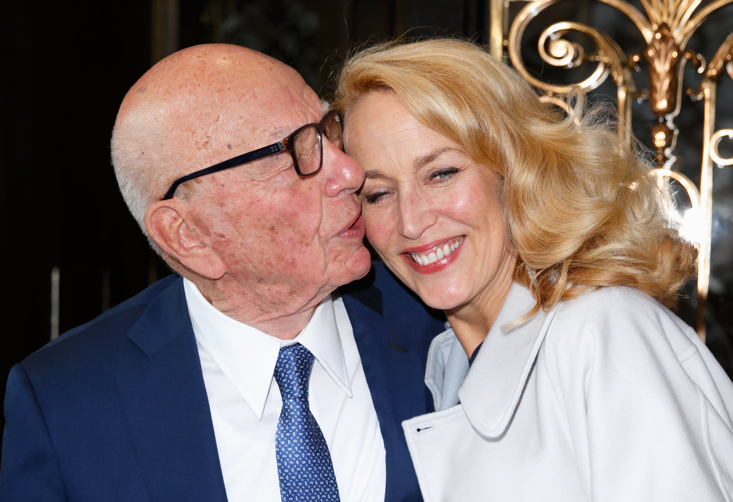 Stylewatch: Jerry Hall and Rupert Murdoch on their wedding day