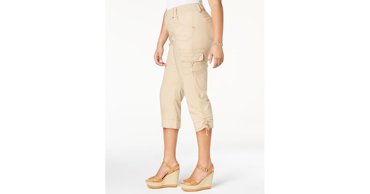 Lee Platinum Cropped Cargo Pants Kim Kardashian Cargo Pants 2018