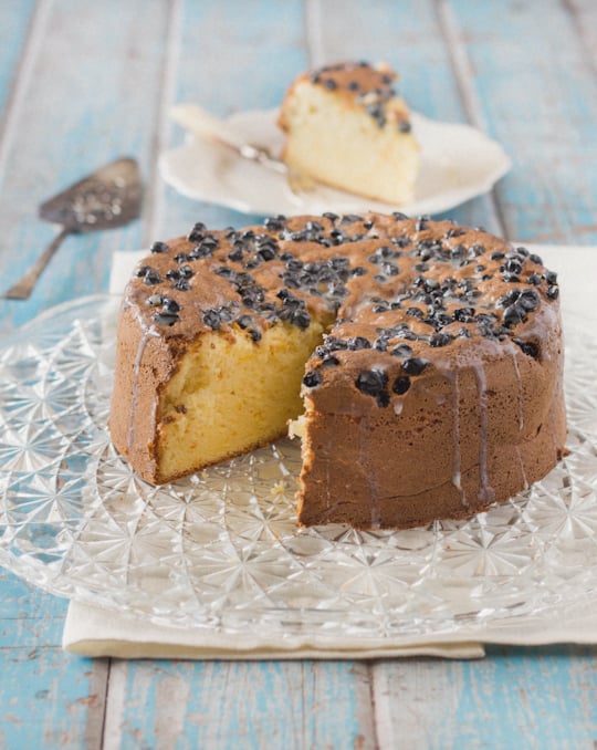 Orange Tea Cake With Currants and Earl Grey Glaze