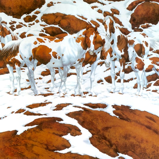 Horse Optical Illusion Painting