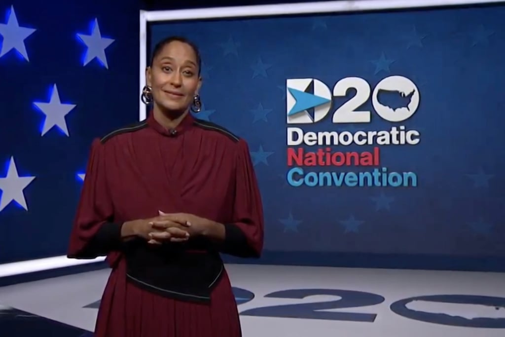 Tracee Ellis Ross's Red Proenza Schouler Dress at the DNC