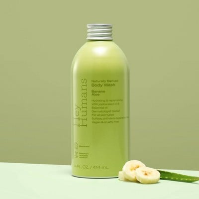 Hey Humans Body Wash Banana Aloe