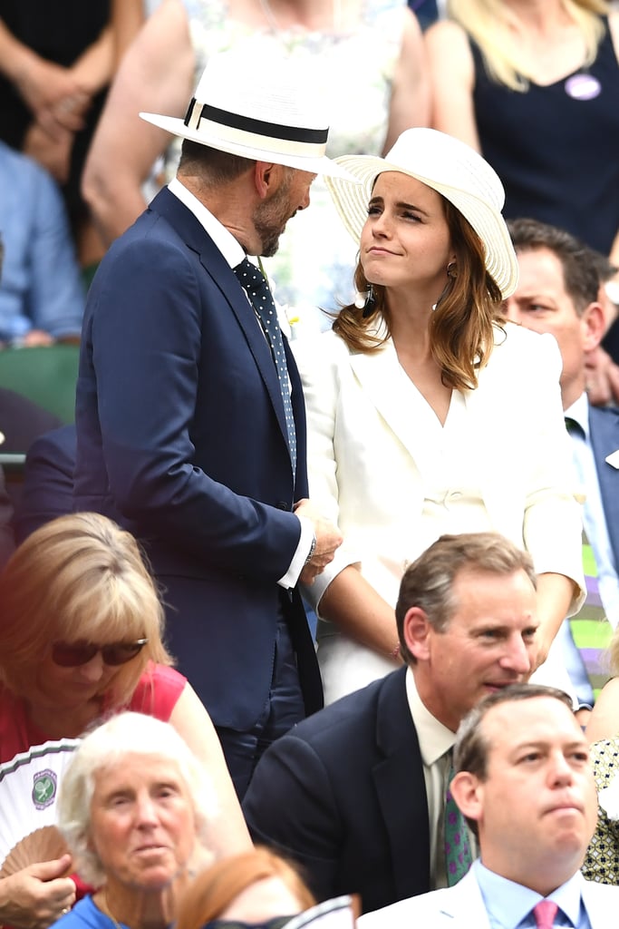 Emma Watson Ralph Lauren Wimbledon Outfit 2018