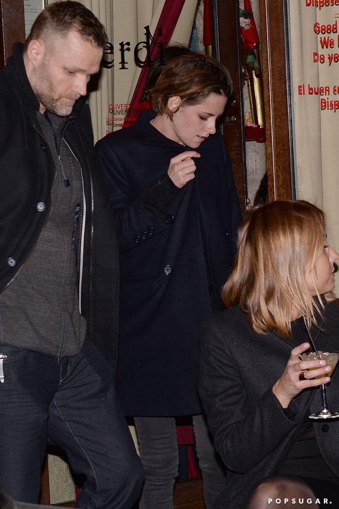 Kristen Stewart grabbed a meal in Paris on Thursday.