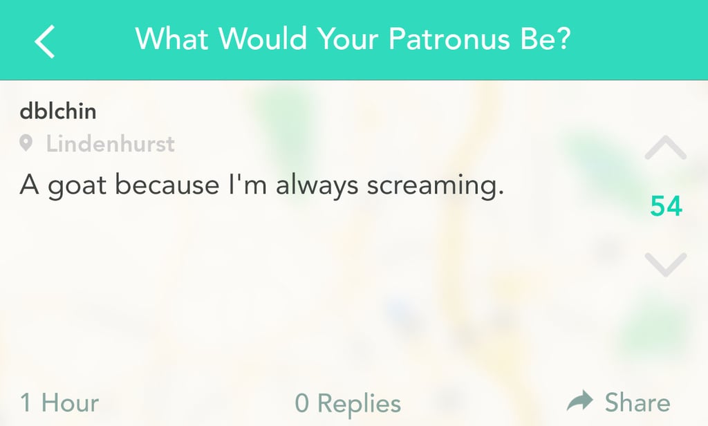This Patronus would be the internet at its finest.