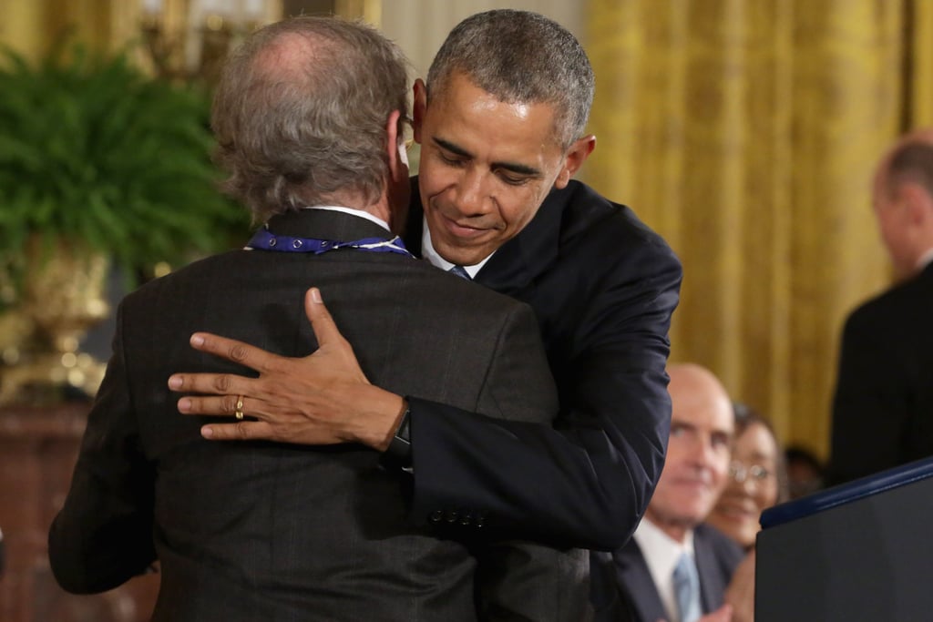 President Obama Awards Steven Spielberg and Barbra Streisand