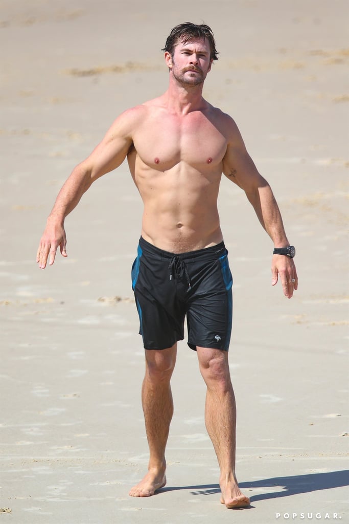 Chris Hemsworth and Matt Damon Australia Pictures April 2018