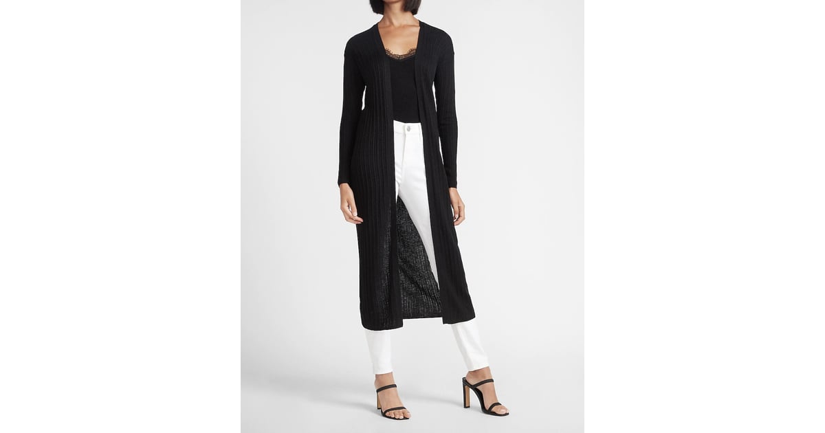 Express long cardigan top