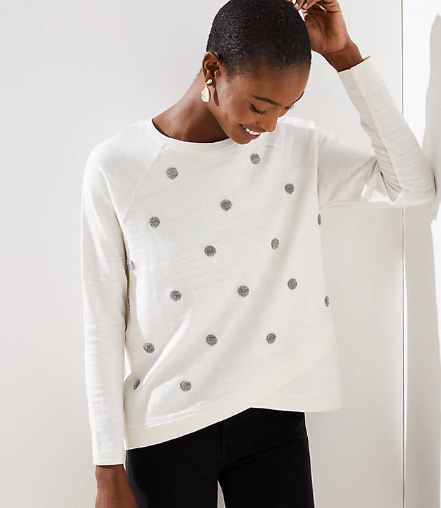 Dot Crossover Sweatshirt