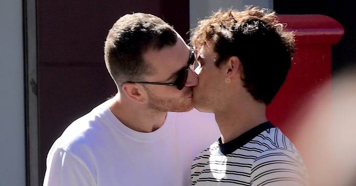 Sam Smith Kissing His Boyfriend Brandon Flynn in NYC ...