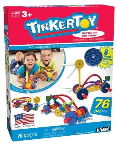 K'Nex Tinkertoy Whild Wheels Building Set