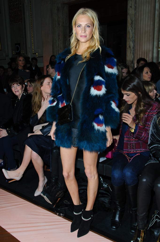 Poppy Delevingne | Celebs in the Front Row at London Fashion Week Fall ...