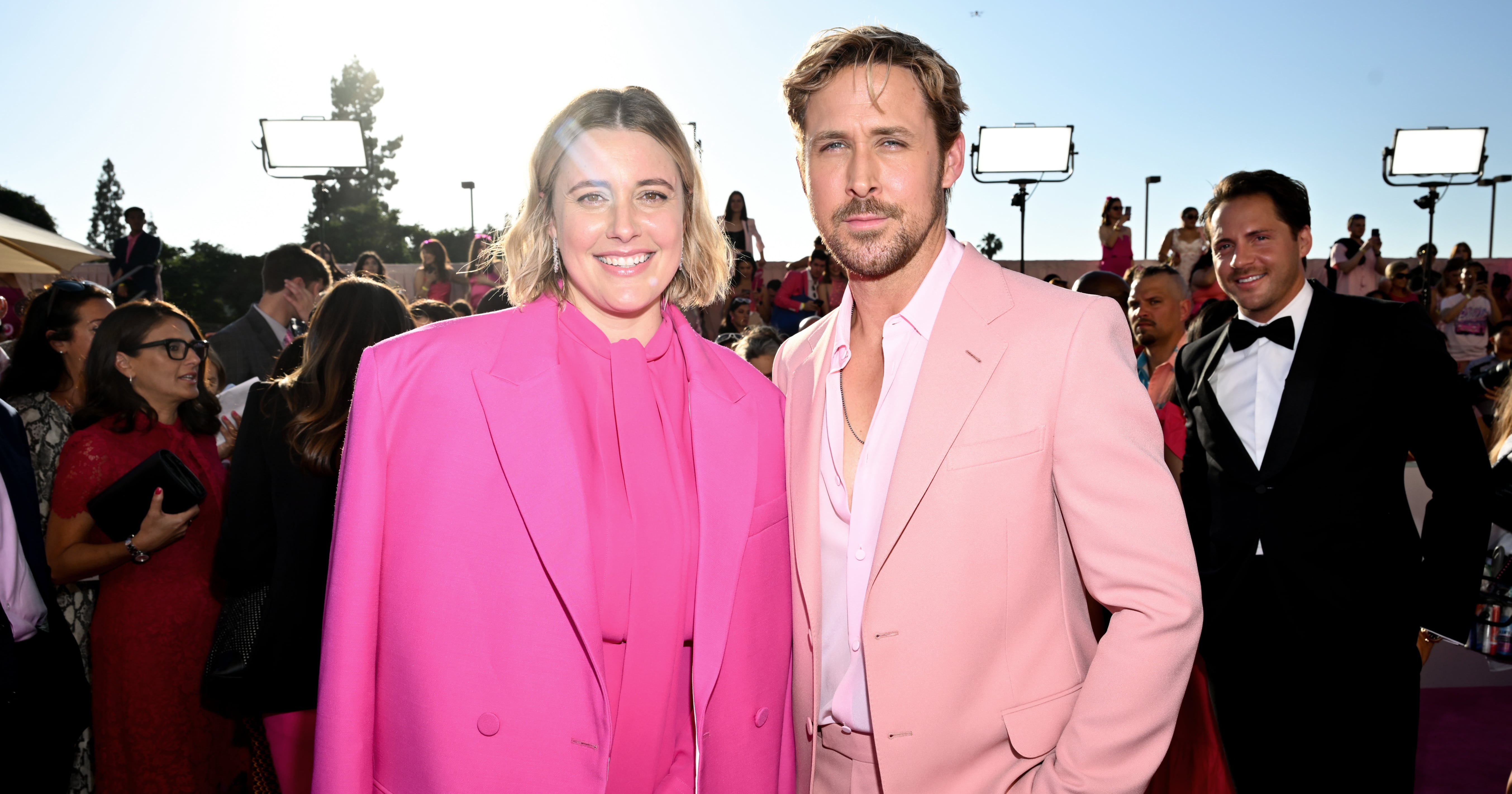 Ryan Gosling Surprises Greta Gerwig With a “Barbie” Flash Mob of Kens For Her Birthday