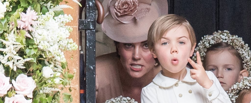 Page Boy Posing at Pippa Middleton's Wedding 2017