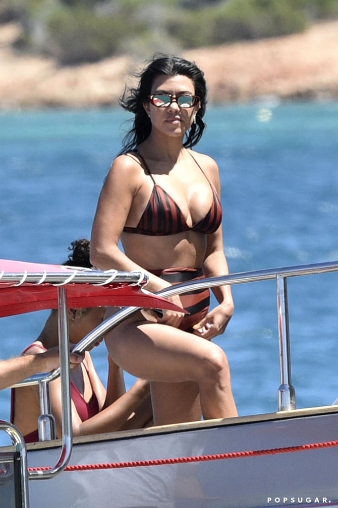 Kourtney Kardashian Bikini Pictures in Italy July 2019