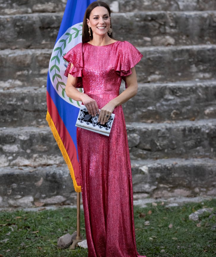Kate Middleton's Pink Metallic Dress by ...