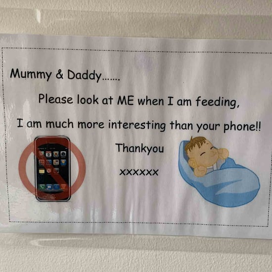 Hospital Sign Shames New Parents For Being on Their Phones