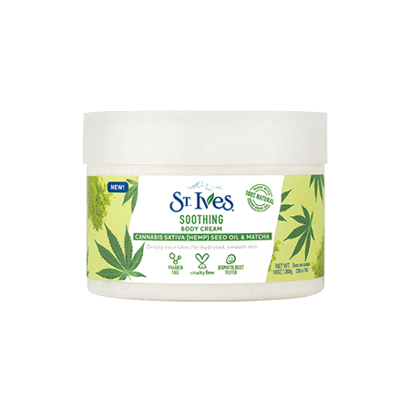 St. Ives's Soothing Cannabis Sativa Body Cream