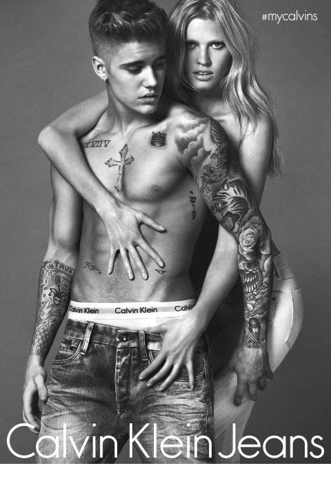 Justin Bieber in Calvin Klein