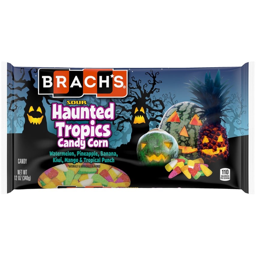 Brach S Haunted Tropics Candy Corn This Year S New Halloween Candy Is Here And I Need A Bag Of The Mellowcreme Caramel Apples Popsugar Food Photo 13