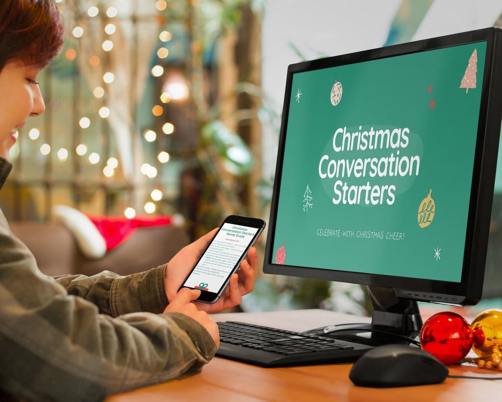 Christmas Conversation Starters Virtual Game