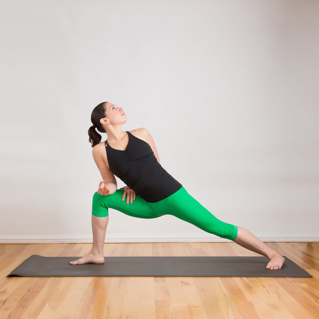 Twisting Extended Side Angle | Upper Body Stretches | POPSUGAR Fitness ...