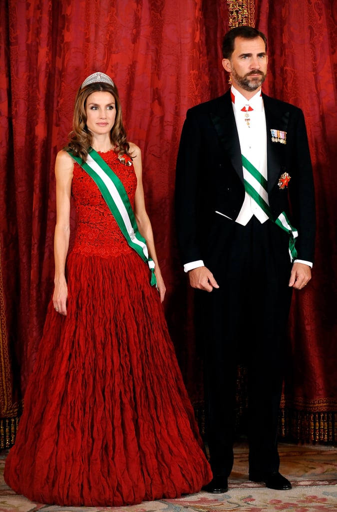 At a gala for the President of Lebanon in Madrid in October 2009.