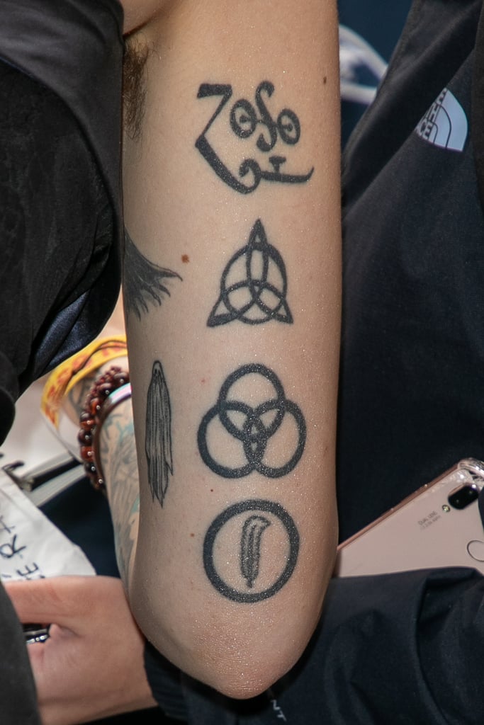 Paris Jackson's Led Zeppelin and Ghost Arm Tattoos